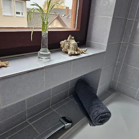 2 Zimmer Apartment-ferienwohnung Mit Balkon, Ausgestatteter Kueche Und Bad * 호호베르크
